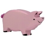 Holztiger wooden animal Boar Pig