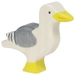 Holztiger wooden animal seagull