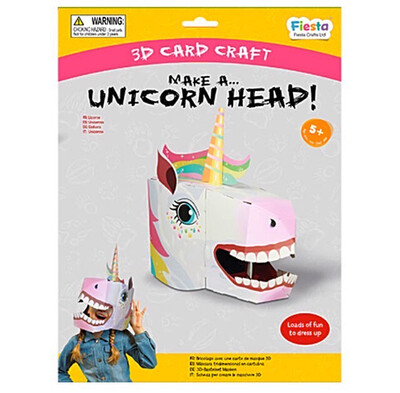 Fiesta 3D Make a Mask Unicorn Head