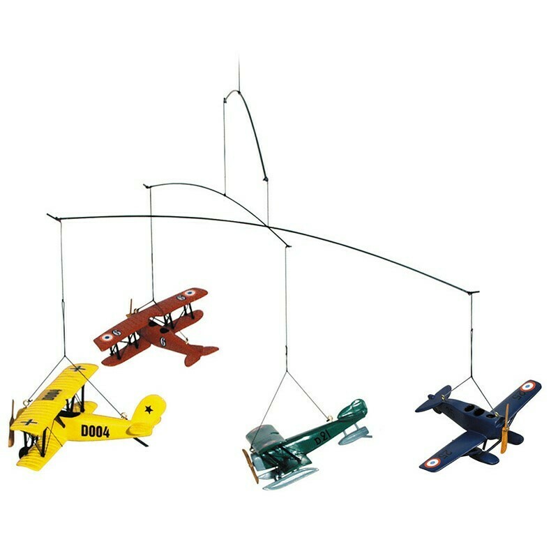 Wooden Airplane mobile