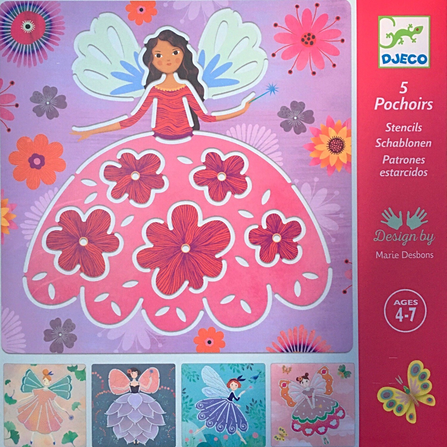 Djeco Stencils Fairies