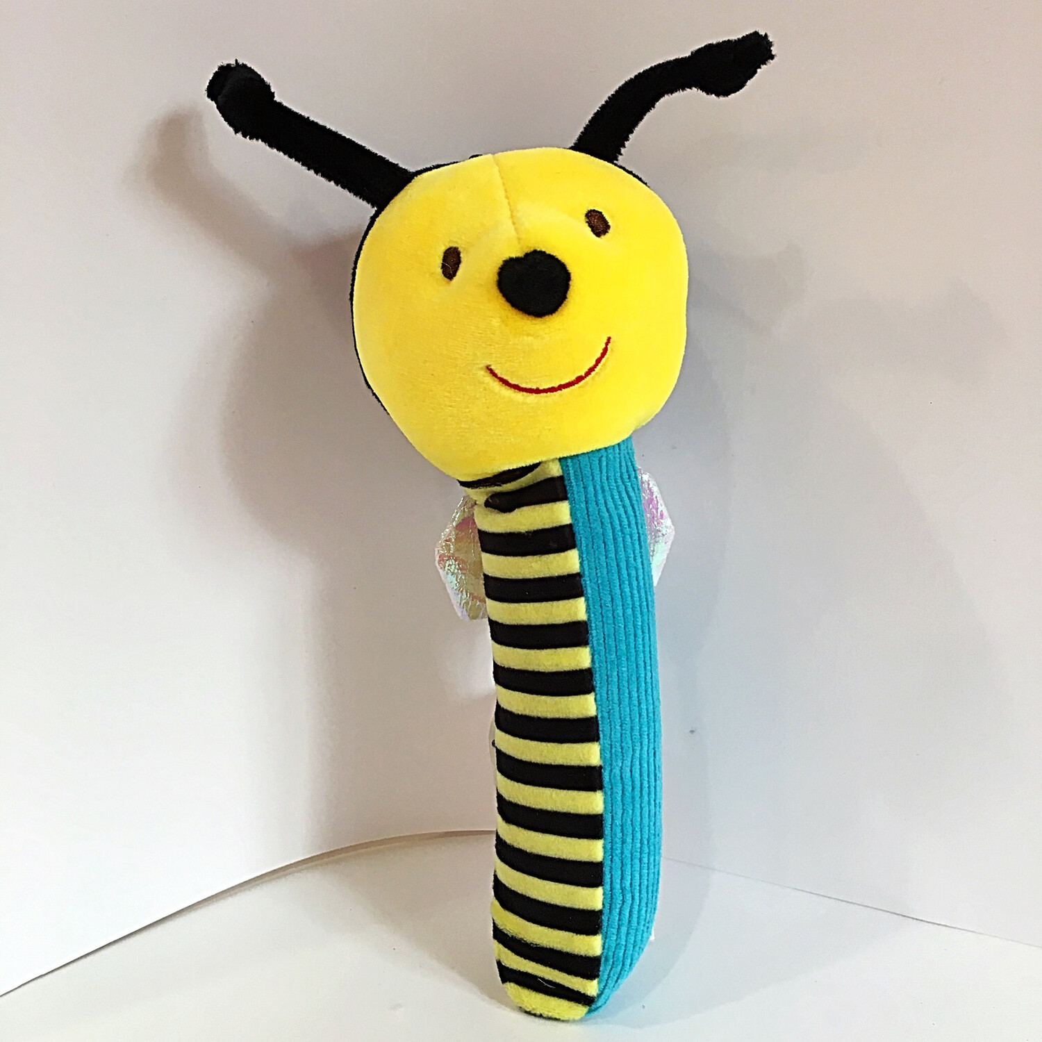 Squeakaboo Bee Soft Baby Rattle