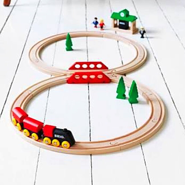 Brio Classic Figure of 8 Wooden Train Set Age 2+