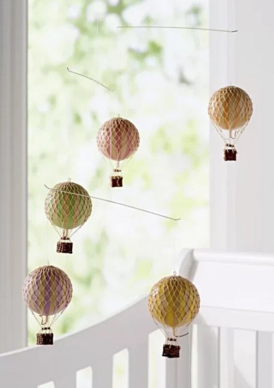 Hot Air Balloon Mobile Pastel Colours