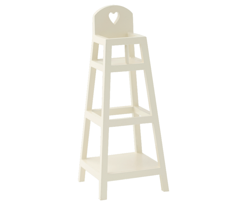Maileg High Chair White For Baby Mice &amp; Bunnies