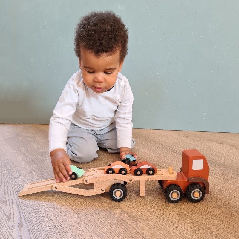 Egmont Wooden Car Transport Truck