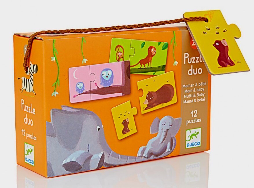 Djeco Duo Puzzle Mom &amp; Baby