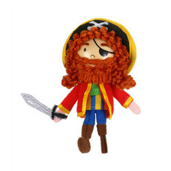 Finger Puppet Pirate Long John Silver from Fiesta
