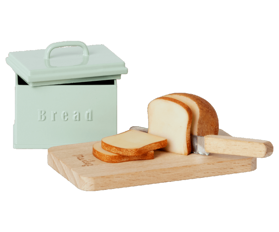 Maileg Bread Bin, Board and Knife