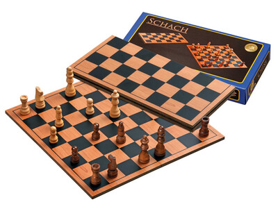 Wooden Chess Set with Folding Board size small  (2709)