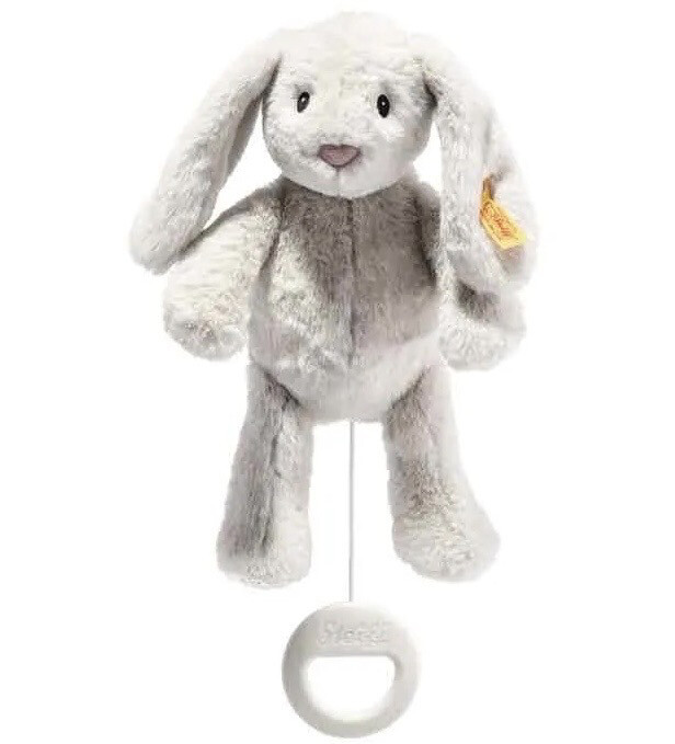 Steiff Baby Soft Musical Bunny Hoppie My First Steiff
