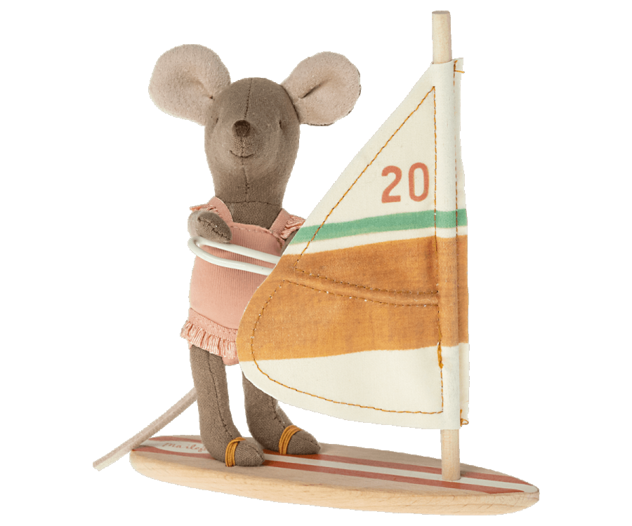 Maileg Surfer Mouse Little Sister