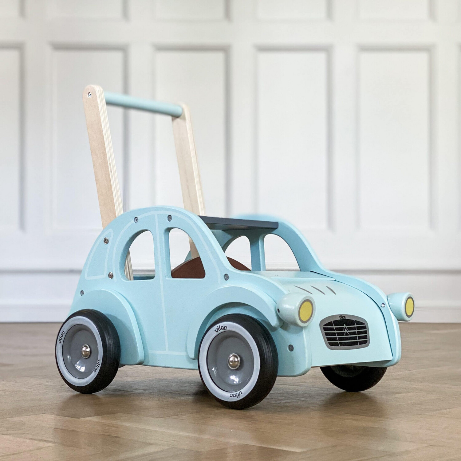 Vilac Wooden Walker Car 2CV for Toddlers