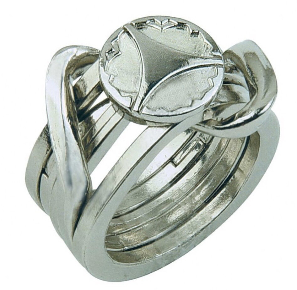 Hanayama Cast Ring II Level 5 Puzzle