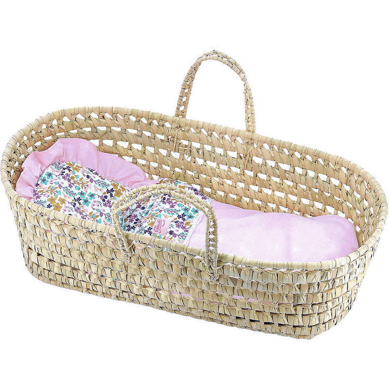 PetitCollin Moses Basket For Dolls Up To 50cm