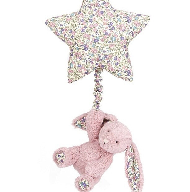 Jelly Cat Star Blossom Bunny Tulip Musical String Pull and Soft Toy