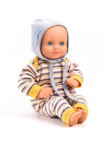 Djeco Pomea Soft Body Baby Doll Canary