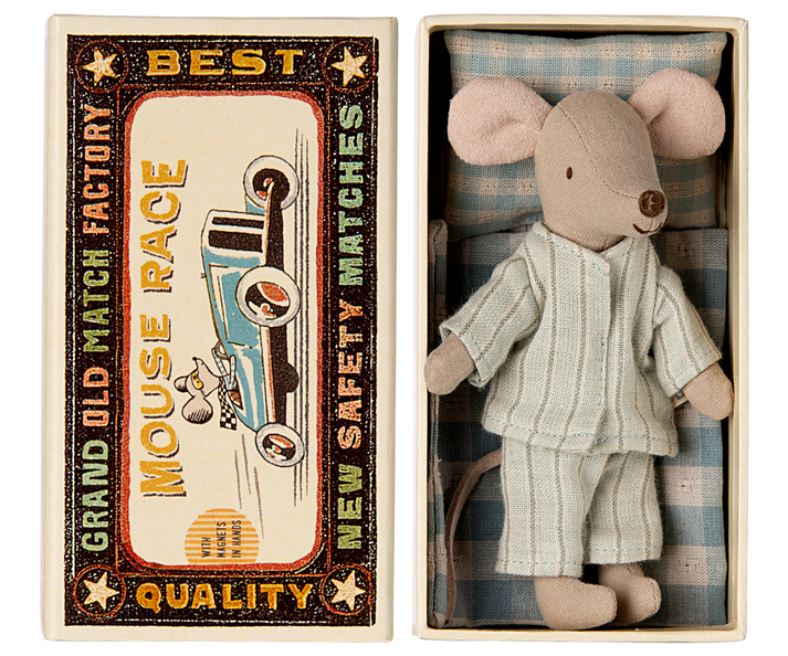 Maileg Big Brother Mouse In Matchbox