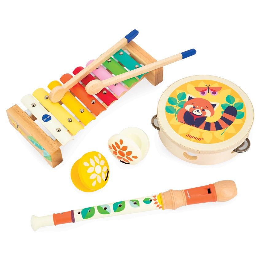 Janod Wooden Musical Set for Age 18 Mth+