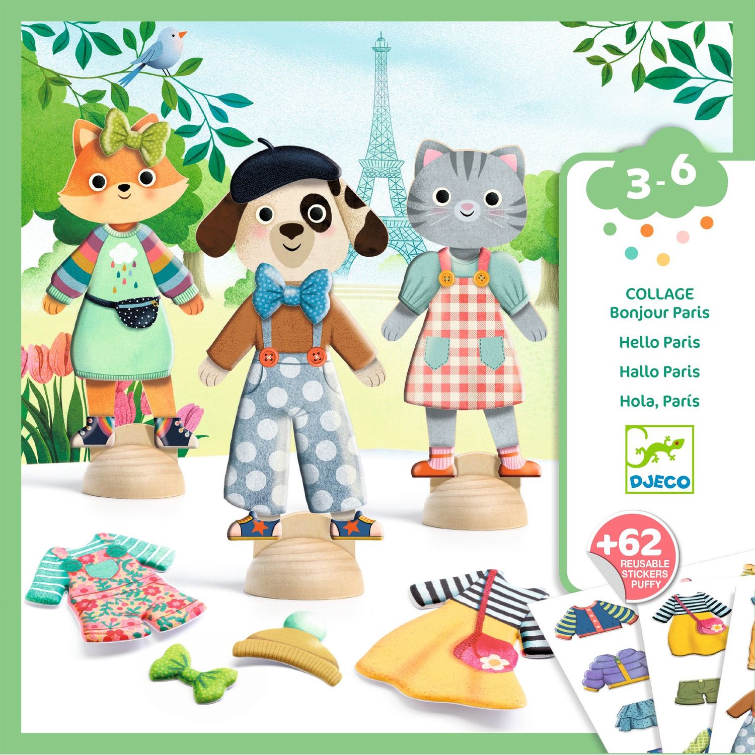Djeco Hello Paris Collage
