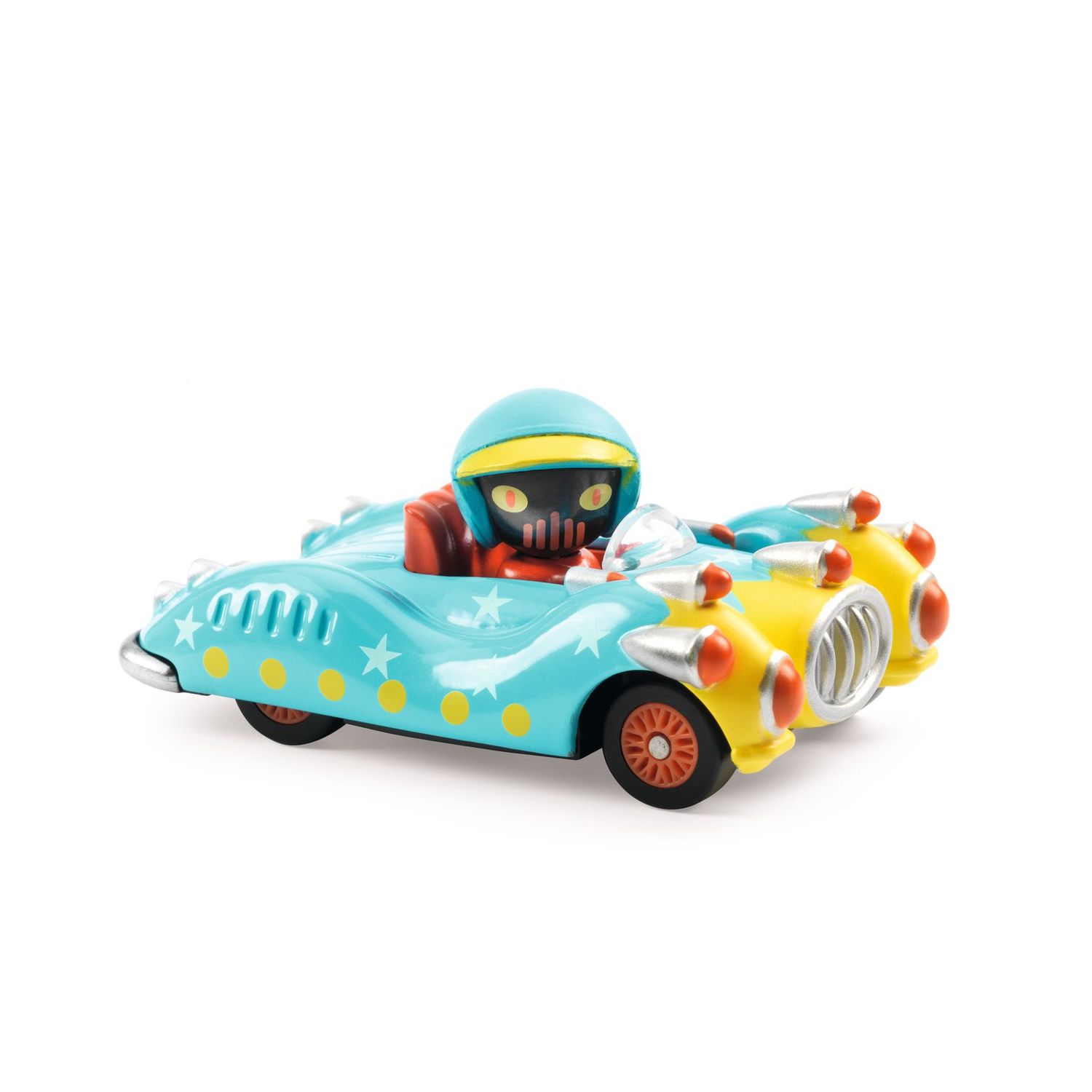 Djeco Crazy Car Blue Gun Diecast