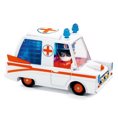 Djeco Crazy Hurry Ambulance Diecast