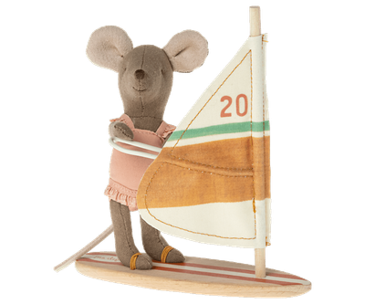 Maileg Surfer Mouse Little Sister
