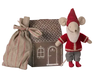 Maileg Big Brother Santa Mouse, In Box