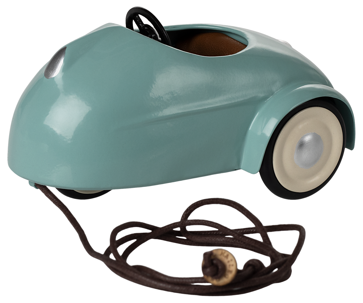 Maileg Light Blue Mouse Car