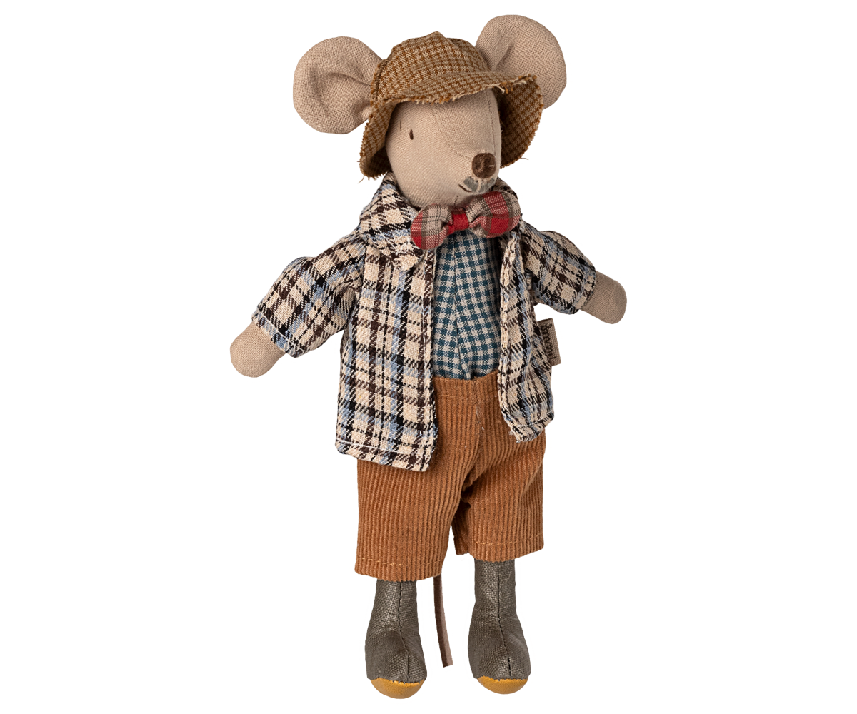 Maileg Granddad Mouse Magnetic Hands