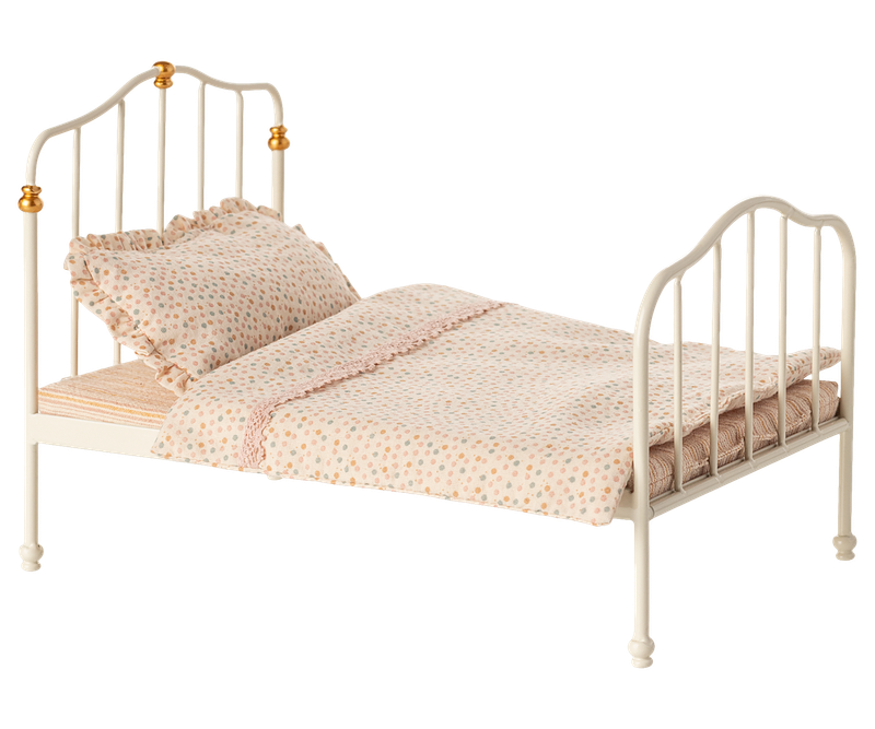 Maileg Vintage Bed Off White Double