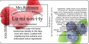 Luminosity-vitamin C cream moisturizer