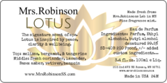 Lotus Fragrance Aroma 1oz/30ml