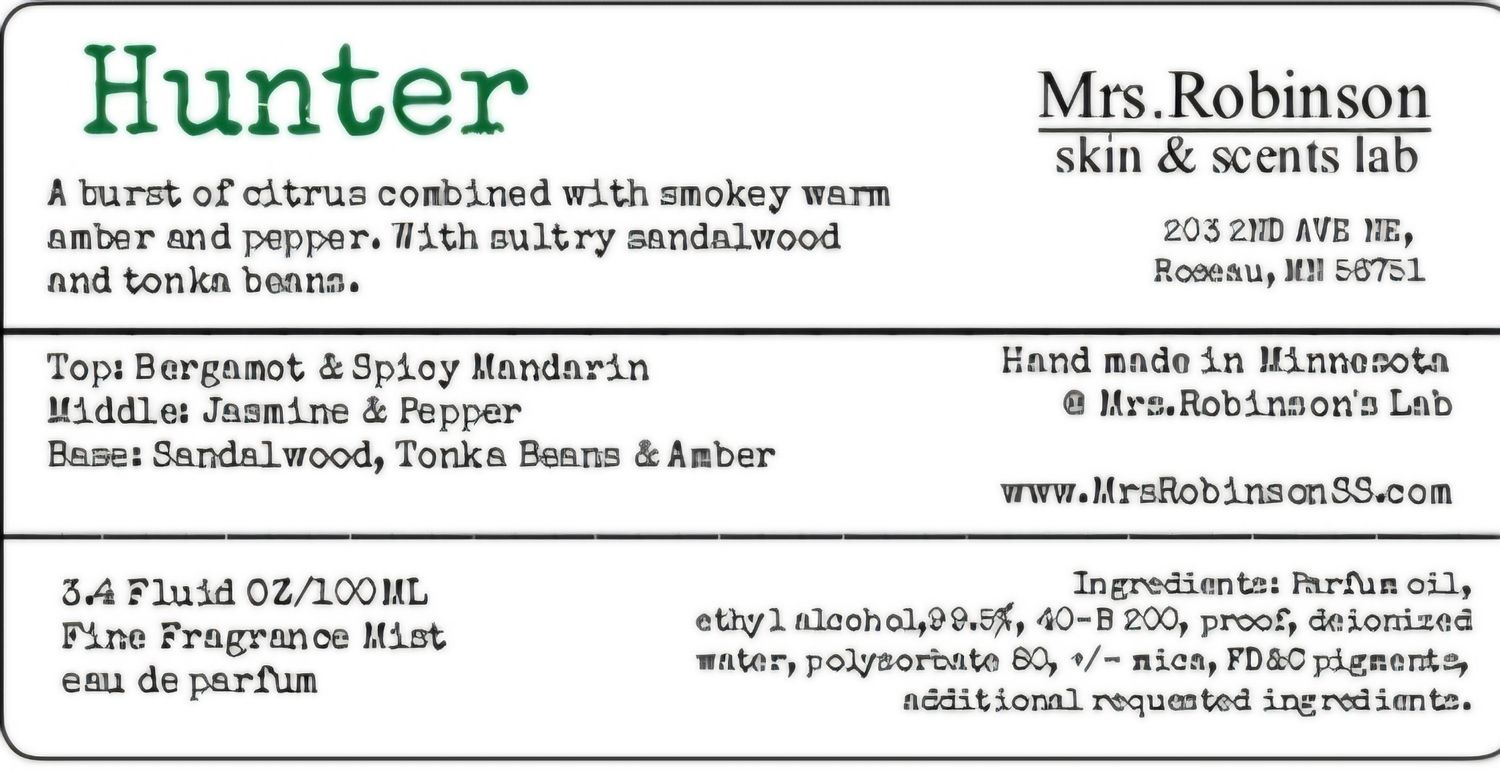 Hunter Fragrance 1fl.oz./30ml