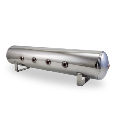 4 Gallon Aluminum Air Tank with extra ports