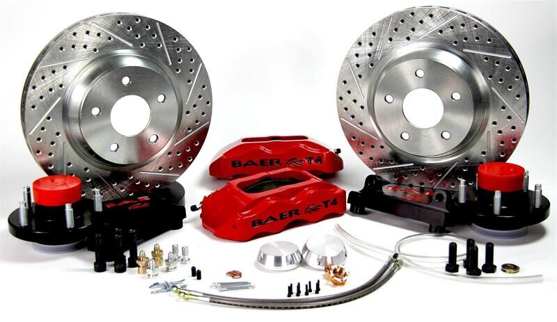 1960-1964 Lincoln 13&quot; Baer Brakes Front Track4 Disc Brake Systems