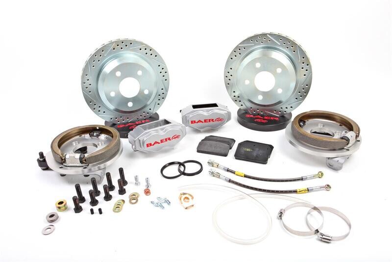 1960-1969 Lincoln Baer 12&quot; Rear SS4 Brake System with Park Brake