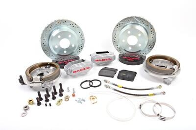 1960-1969 Lincoln Baer 12" Rear SS4 Brake System with Park Brake