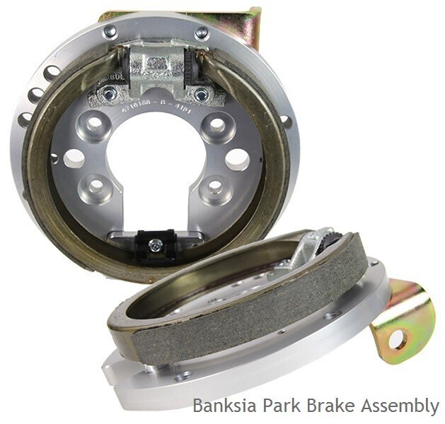 1960-1969 Lincoln Baer 12" Rear SS4 Brake System with Park Brake