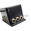 Slam Specialties 4-corner 3/8″ valve manifold (Black)