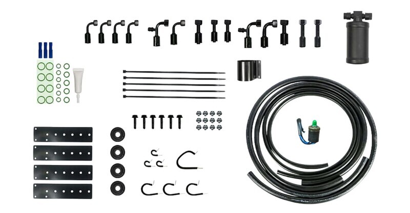 Universal Refrigerant Hose Kit with Drier and Pressure Switch