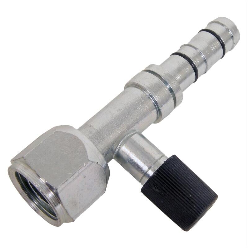 Vintage Air E-Z Clip Air Conditioning Hose Ends Straight Access Port