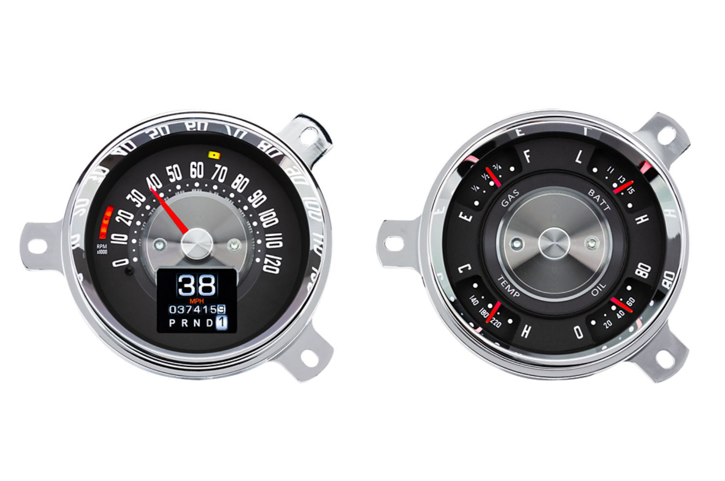 1951-52 Chevy Car Dakota Digital RTX Instruments
