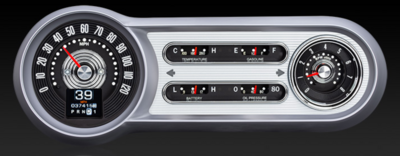 1953-54 Chevy Car Dakota Digital RTX Instruments