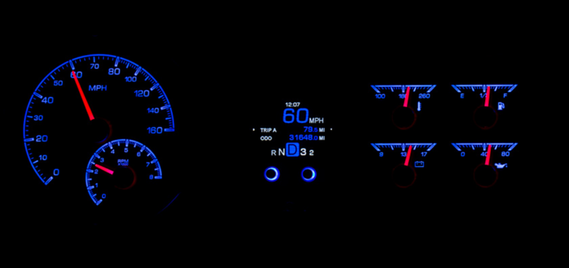 1953-54 Chevy Car Dakota Digital HDX Instruments