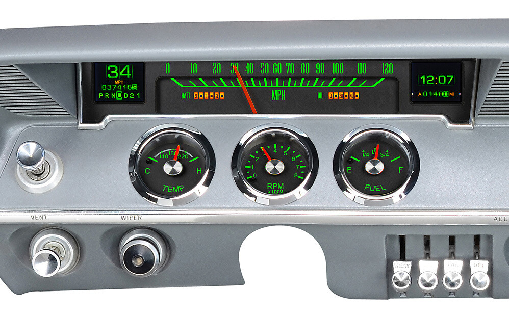 1961- 62 Chevy Impala RTX Instruments Dakota Digital
