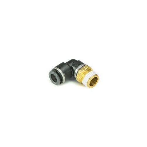 3/8&quot; DOT/PTC - 3/8&quot; NPT 90 Deg Swivel Elbow