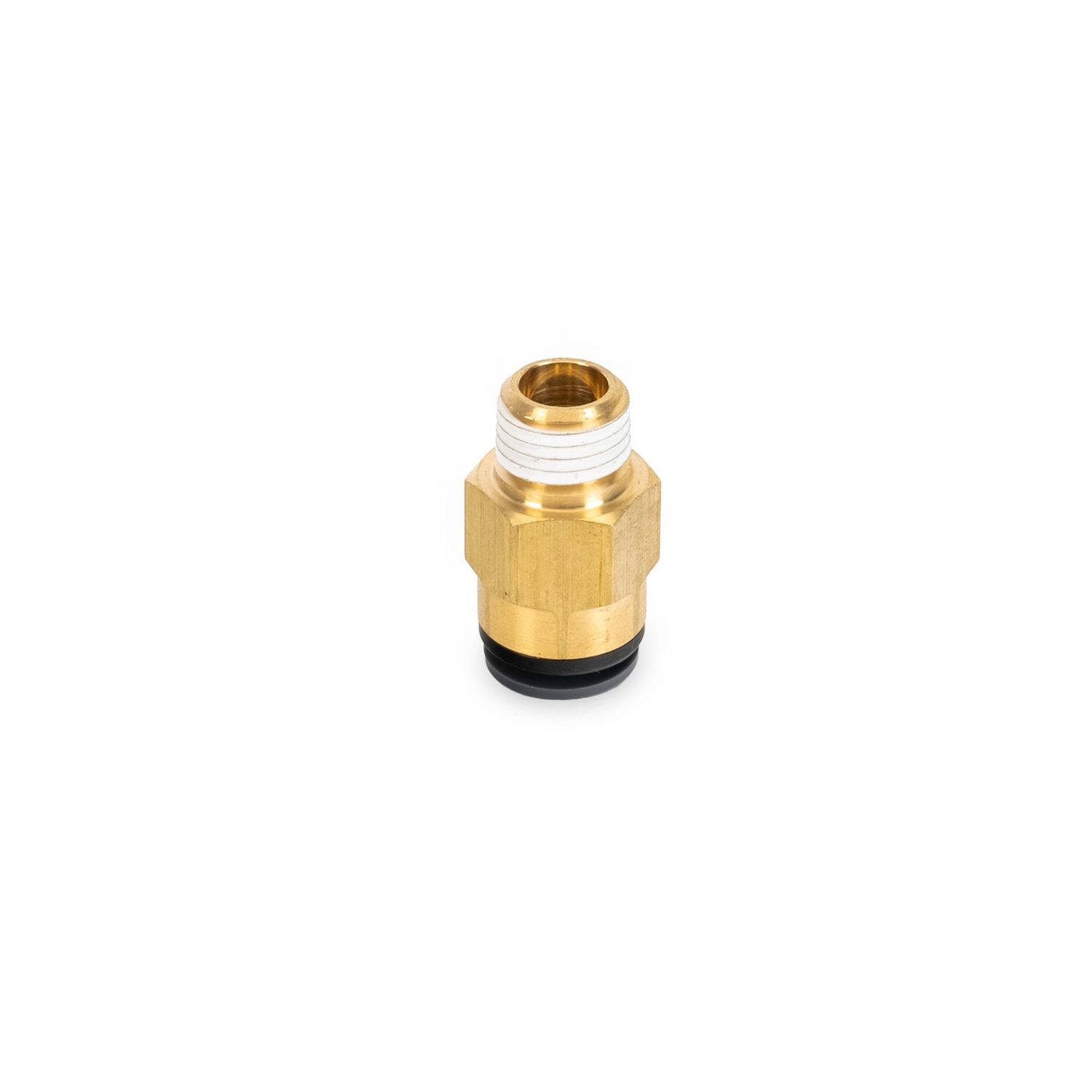 3/8&quot; DOT/PTC - 1/4&quot; NPT Straight Fitting