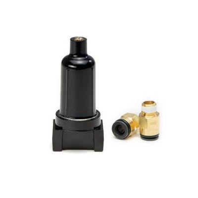 Black Moisture Trap / Filter w/ (2) Fittings