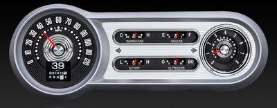 1953-54 Chevy Car Dakota Digital RTX Instruments